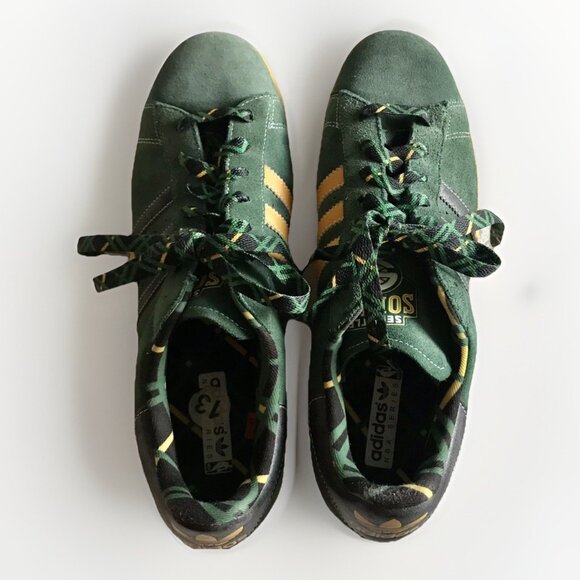 RARE Vintage Adidas Seattle Sonics‎ NBA Series Originals Campus II US/13 UK/12.5 main image 9